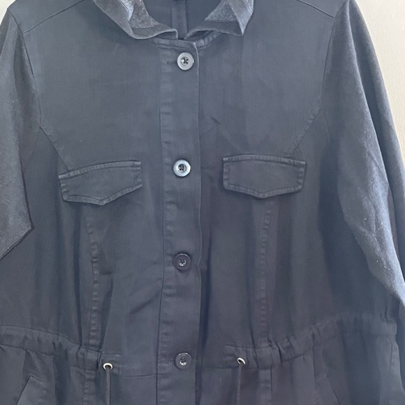 Torrid Jacket Women 14 Black Neutral Active Preppy Yoga Minimalist Sporty Hoodie - Picture 5 of 15